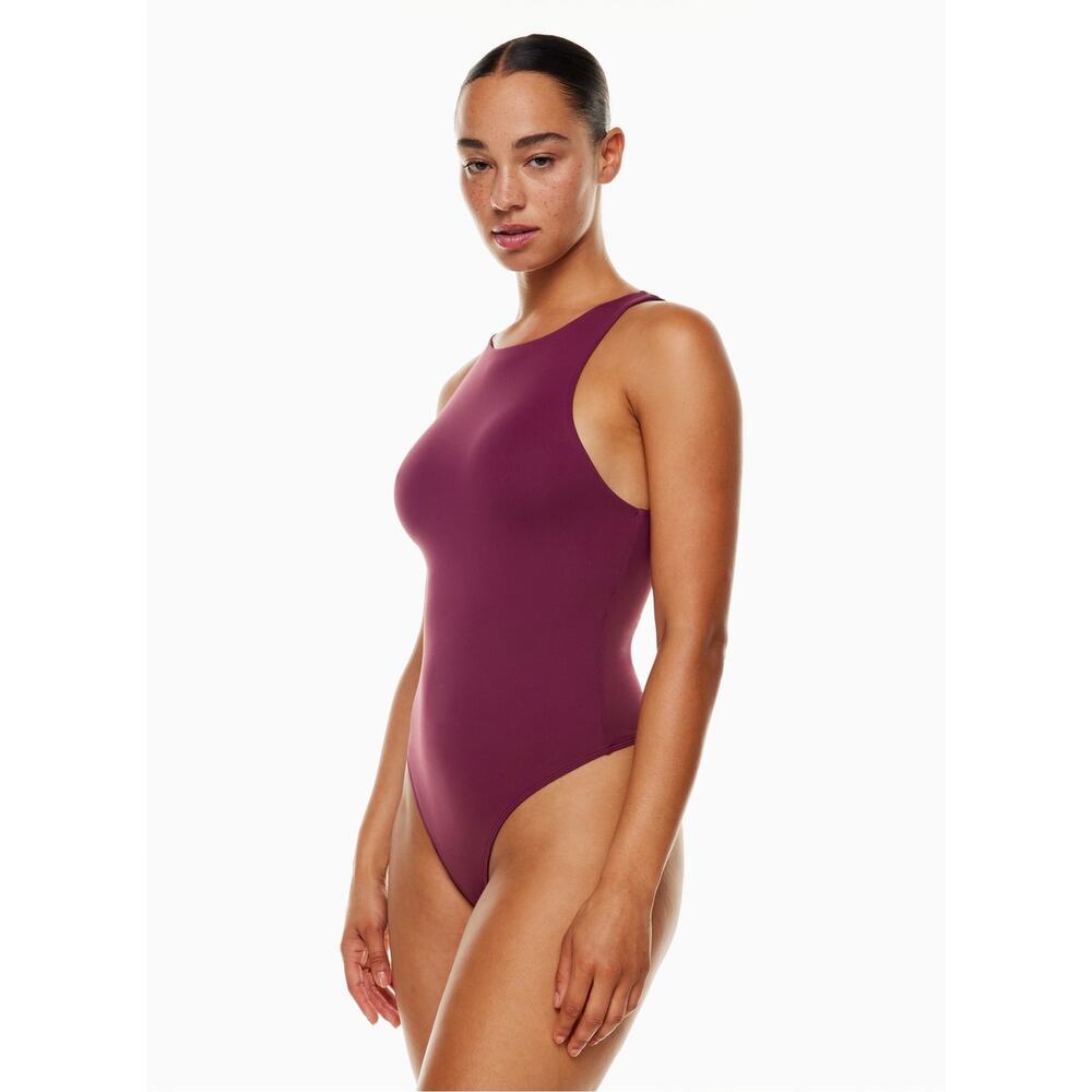 Aritzia Babaton | Contour 90’s Bodysuit Sleeveless Scoop Neck Sz Small Work - Picture 2 of 10